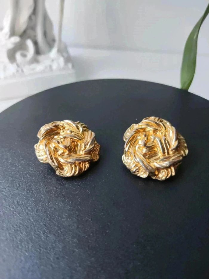 Boucles d'oreilles vintage - photo numéro 3