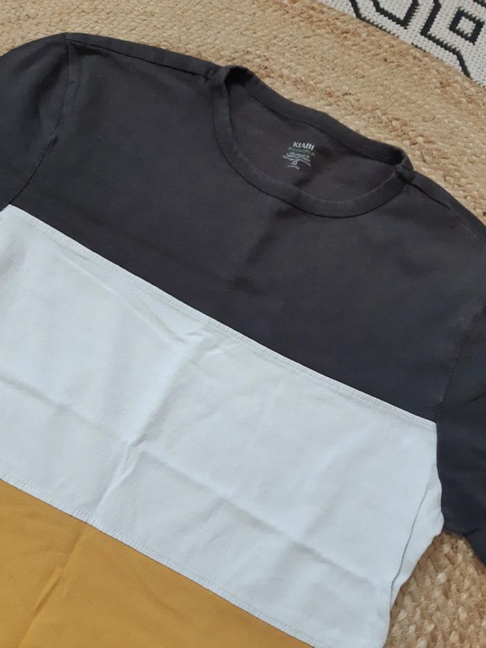 Tee shirt tricolore XS Kiabi - photo numéro 2