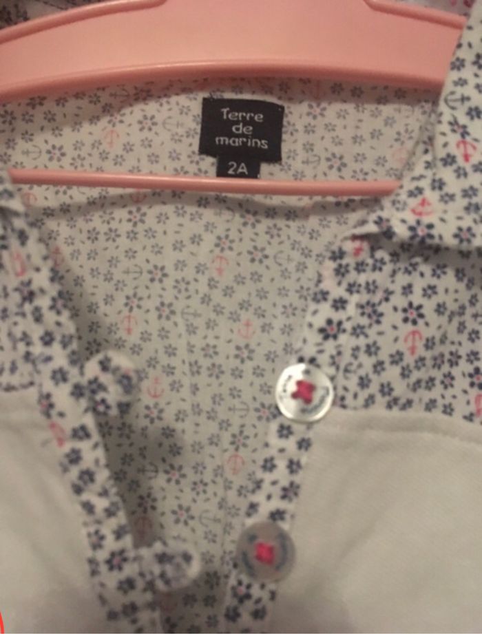 TEE shirt 2 ans motif Liberty vêtement été bébé - photo numéro 4