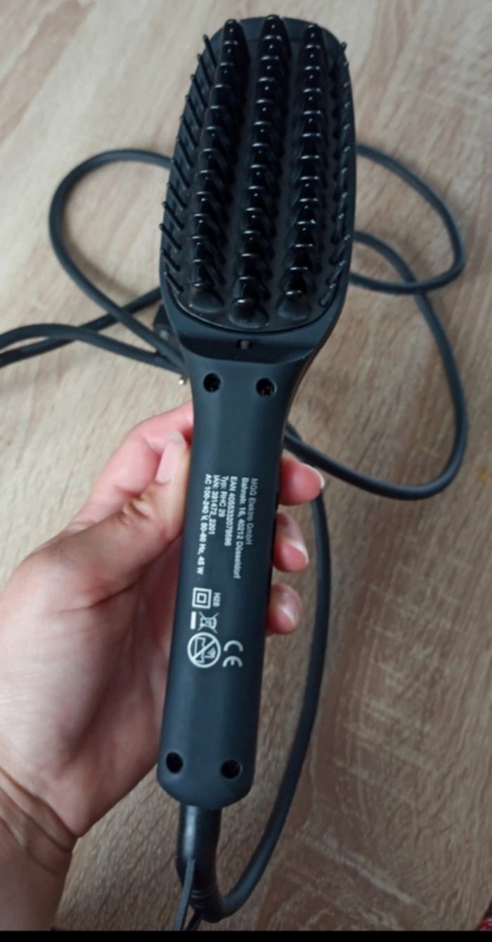 Brosse chauffante