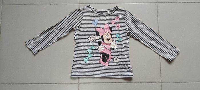 Tshirt manche longue Minnie 110
