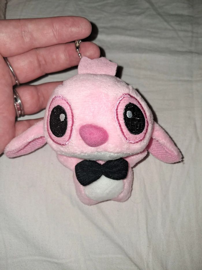 Porte clé peluche Angel rose stitch