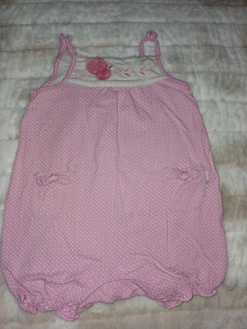 Superbe barboteuse fille 9 mois été