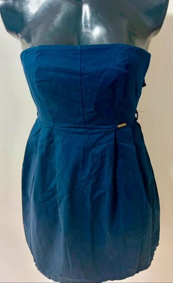 robe bustier bleu marine de la marque Naf Naf.