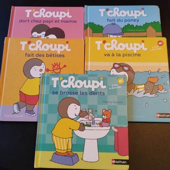 Lot livres enfant Nathan T'choupi