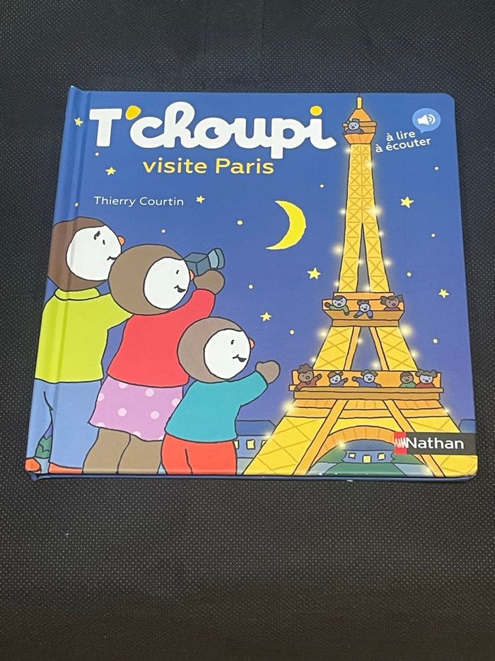 Livre Tchoupi visite Paris