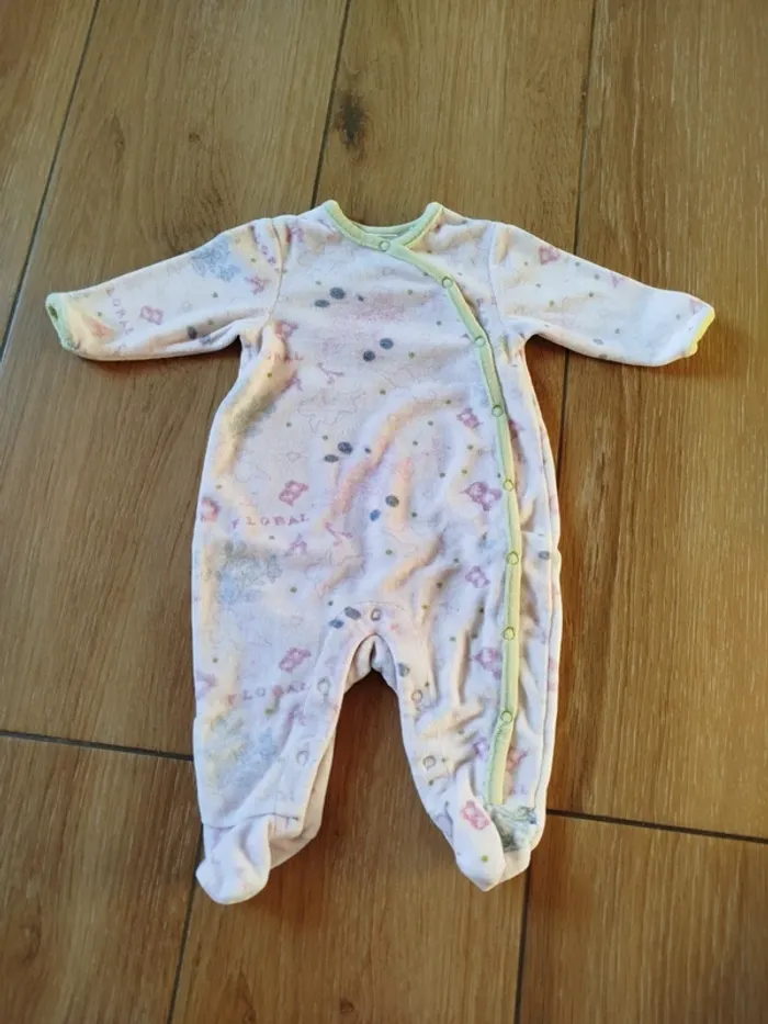 Lot de 8 pyjamas chauds bébé 3 mois fille - photo numéro 4