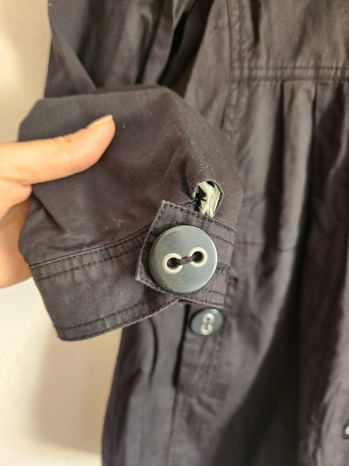 Veste noire femme 36 Cache Cache – mi-saison – très bon état - photo numéro 4