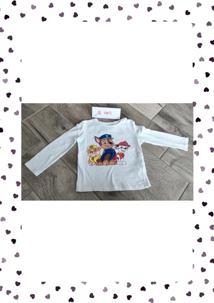 T-shirt manches longues pat patrouille