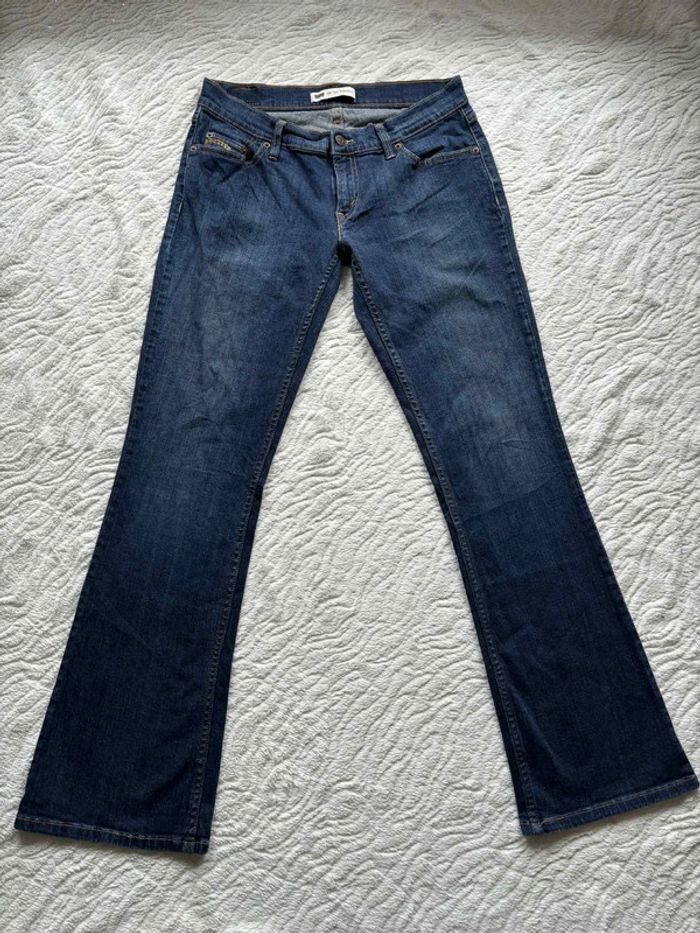 Jean Levi’s femme 524 Too Superlow Bootcut évasé taille 11 M L/40 W30– modèle Y2K rare, coupe flare - photo numéro 4