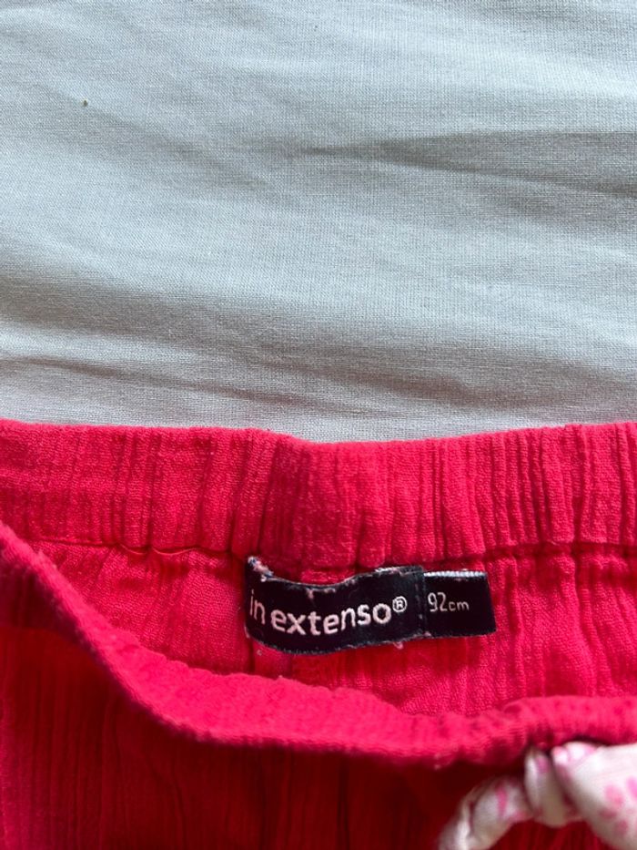 Pantalon crépon rose in extenso 24 mois - photo numéro 2