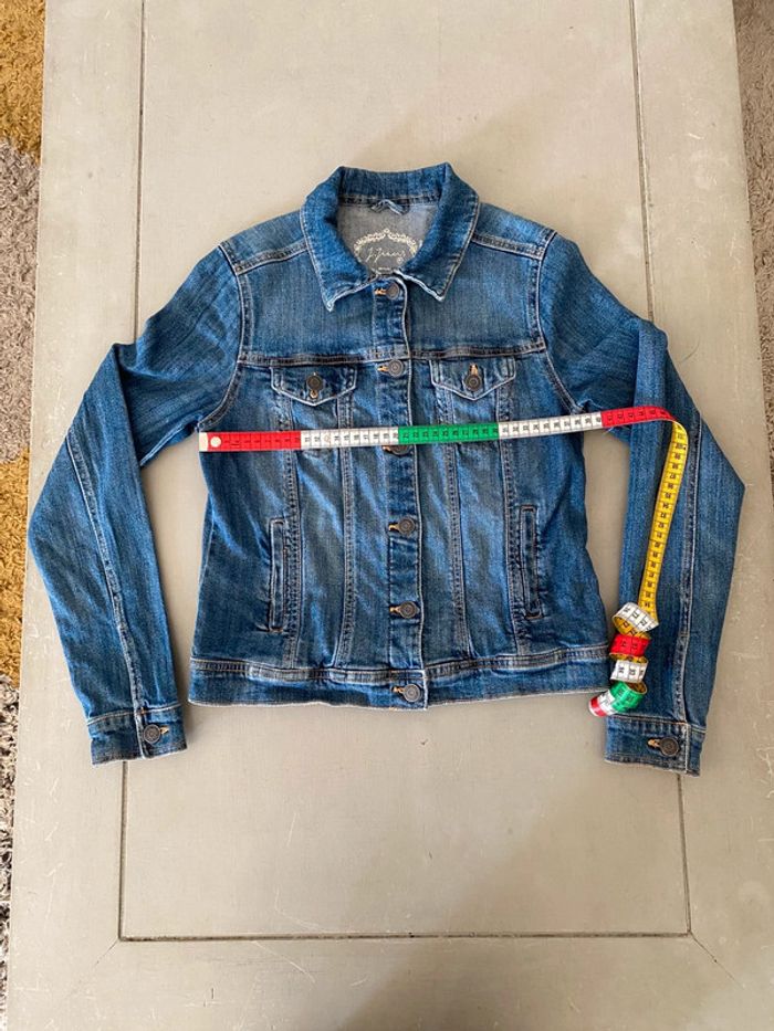 Blouson veste en jeans Jennyfer bleue taille XS / S - photo numéro 13