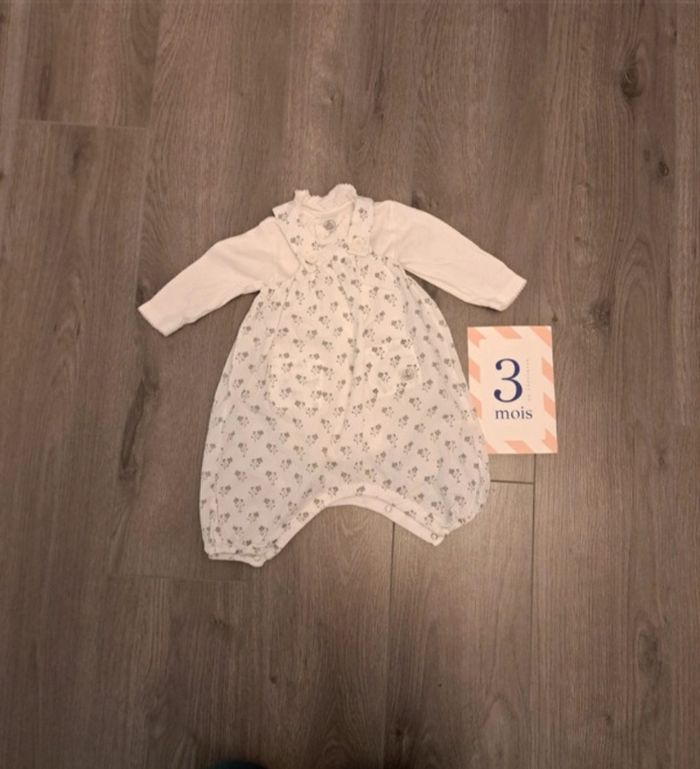 Ensemble 3 mois fille été petit bateau comme neuf