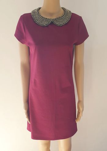 💜 Robe avec col taille S 36 Cache Cache #emyfleury_36femme