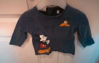 T shirt garçon disney mickey en taille 12 mois