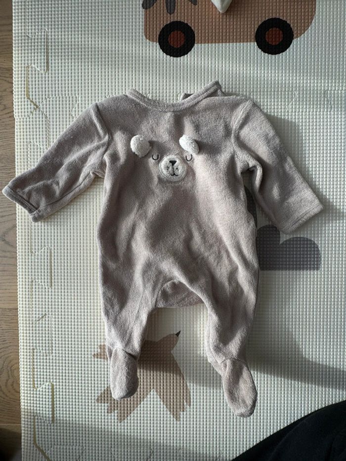 Lot de 4 pyjamas 1 mois, 54 cm - photo numéro 3