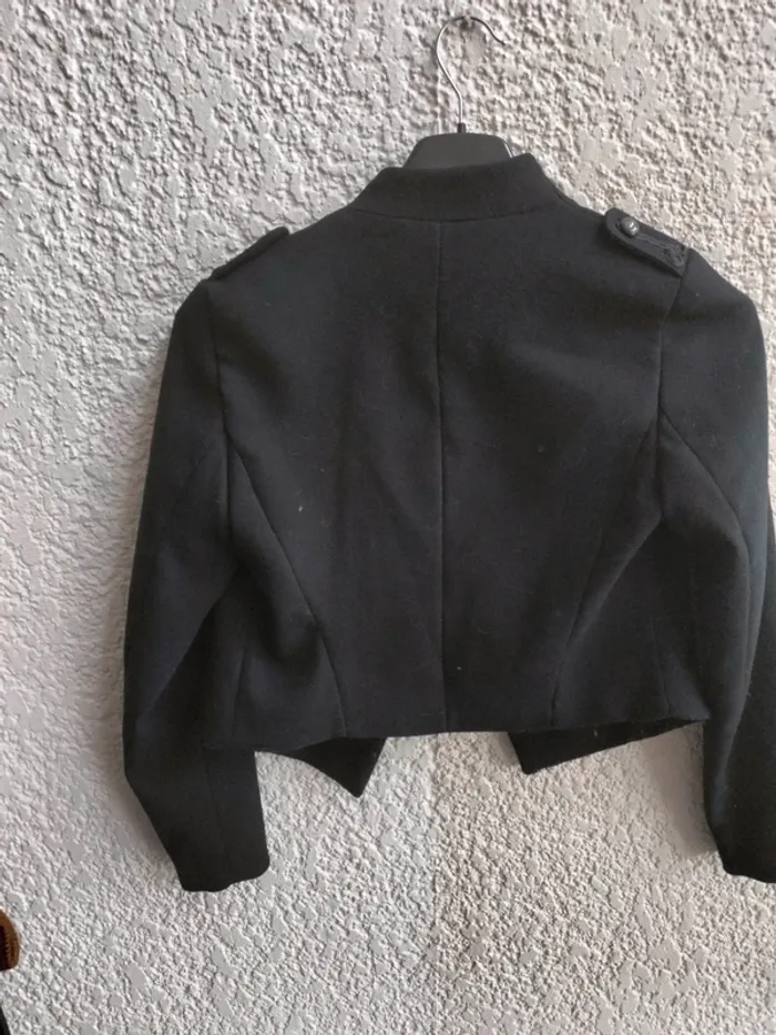 Veste officier h et m noir t 36 - photo numéro 4