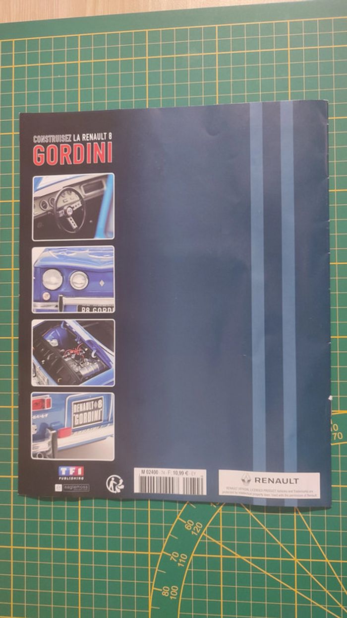 Fascicule seul sans pièce N°74 pièce Renault R8 Gordini 1/8 1/8ème Eaglemoss collections #A67 - photo numéro 2