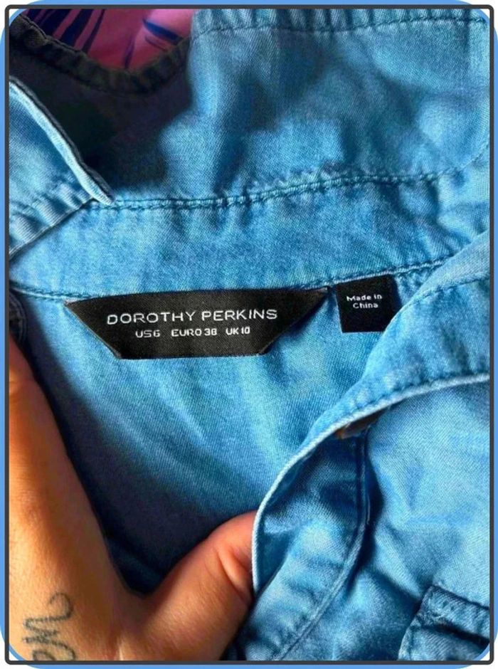 Chemise en jeans taille 38 marque Dorothy Perkins - photo numéro 2