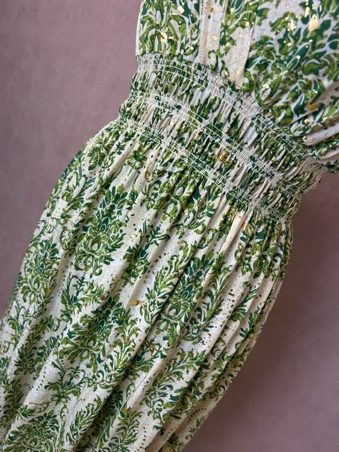 Robe femme robe été femme verte robe femme taille 38 taille 40 taille 36 - photo numéro 4