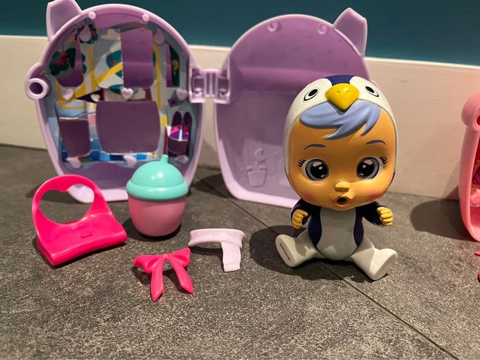 Lot de 2 poupées Cry Babies et accessoires - photo numéro 2