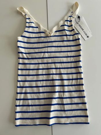 Débardeur iconique Petit Bateau XXS Neuf