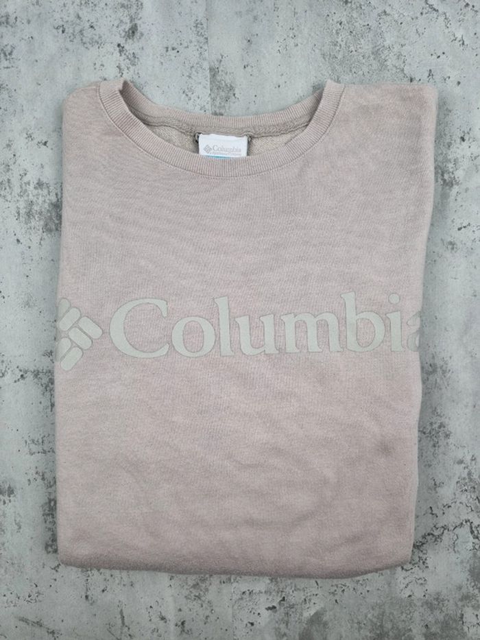 Sweat Columbia crème – Taille M Homme (mesures en photos) - photo numéro 2