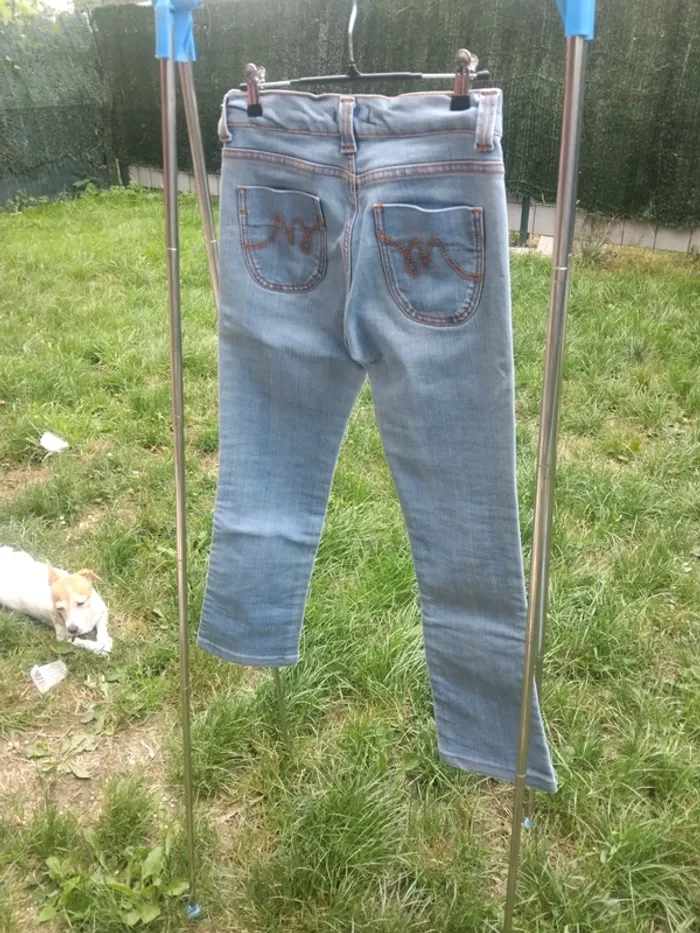 Lot 2 jeans évasés - photo numéro 4