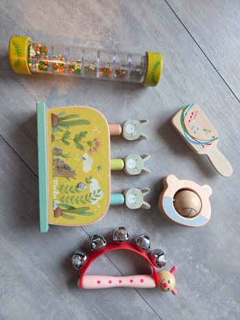 Lot de jouets en Bois Moulin Roty