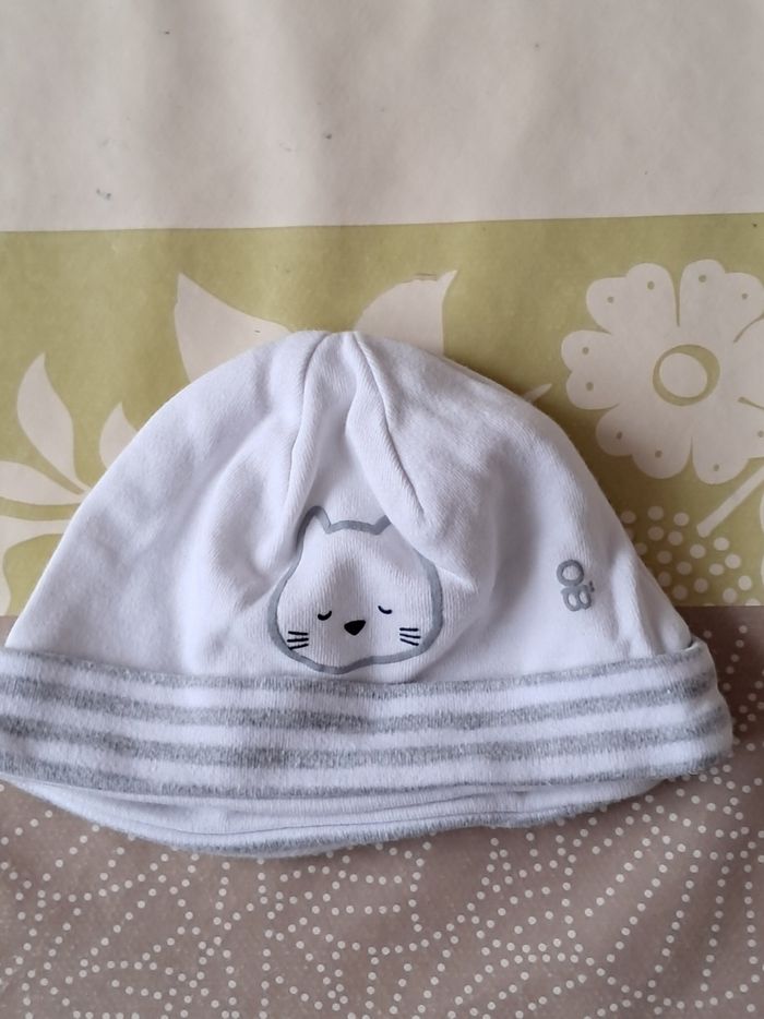 Bonnet bébé mixte 0/3mois