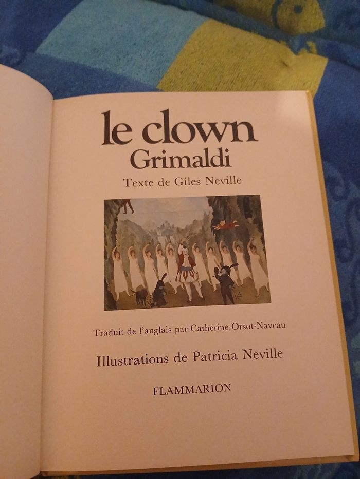 Livre le clown  grinaldi - photo numéro 2