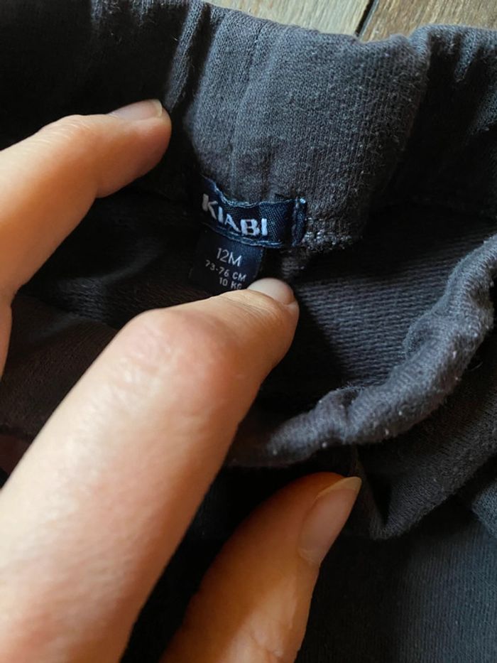 Ensemble gris rose fille 9-12mois - photo numéro 4