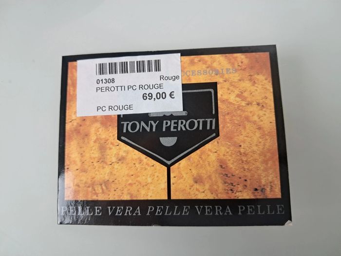 Tony Perotti porte monnaie porte carte neuf en cuir - photo numéro 12