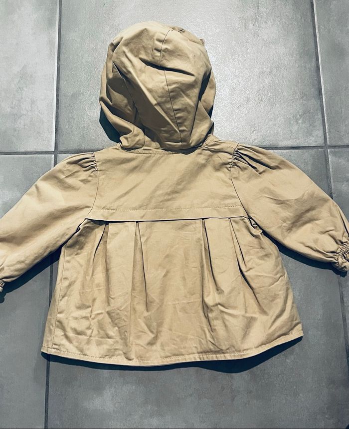 Veste mi-saison trench coupe-vent bébé fille Temu 6-9 mois - photo numéro 2