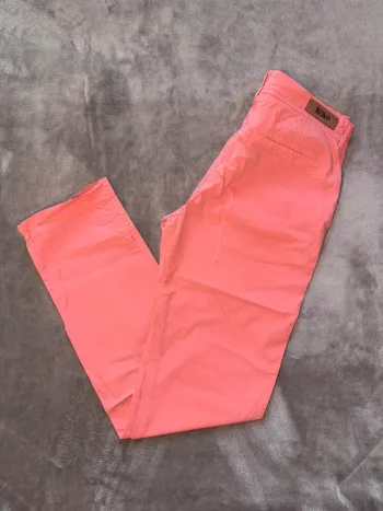 Pantalon rose corail femme Reiko taille 34 en très bon état