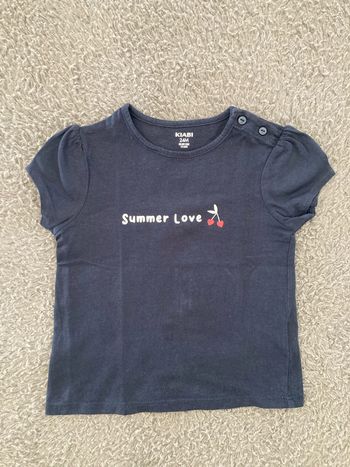 Teeshirt MC bleu marine 24 mois