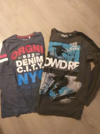 Lot de 2 tshirt manches longues