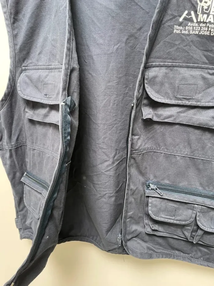 Utility vest navy blue Mens size 50 XL - photo numéro 8