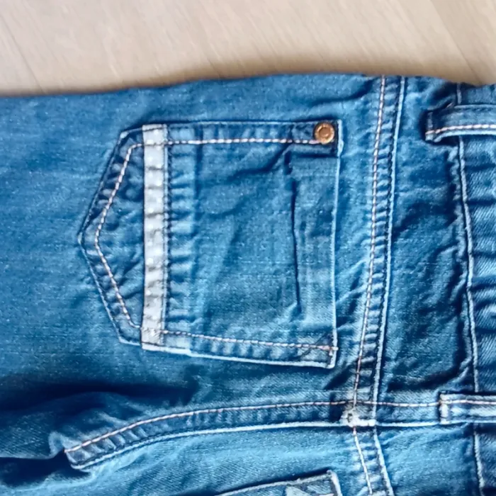 Pantalon jeans slim denim fille 3-4 ans - photo numéro 4