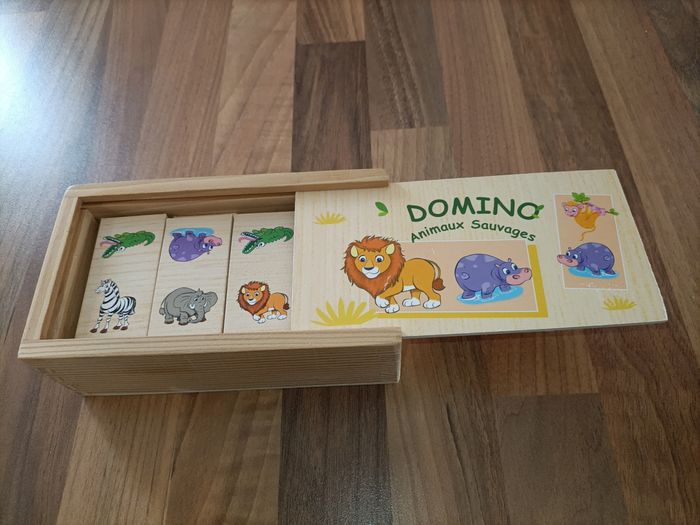 Domino animaux de la savane bois - photo numéro 4