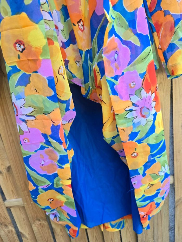Robe fleurie légère 🍒vintage 80 Paul Mausner🍒taille 42 - photo numéro 12