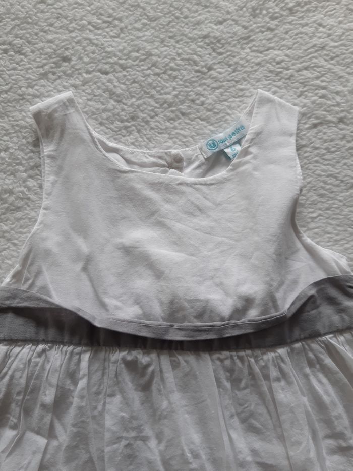 Robe blanche U tout petits 6 mois - photo numéro 2