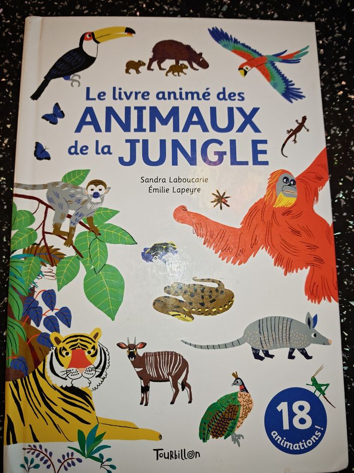Livre animé des animaux de la jungle