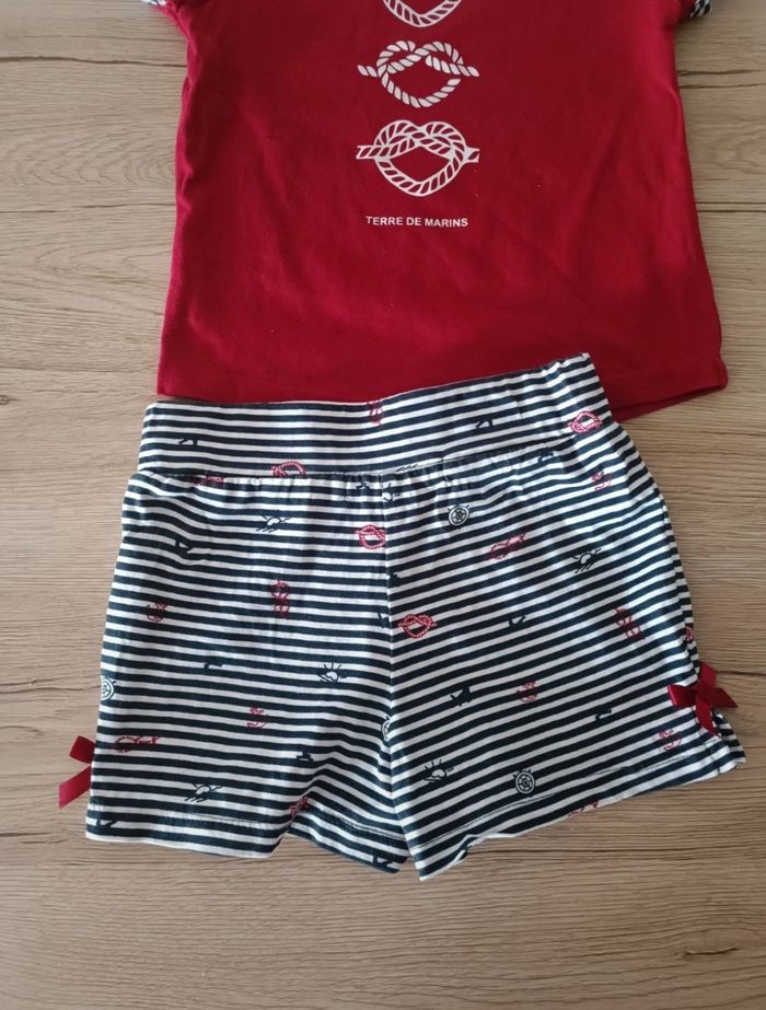 Ensemble tee-shirt manches courtes short 2 ans - photo numéro 4