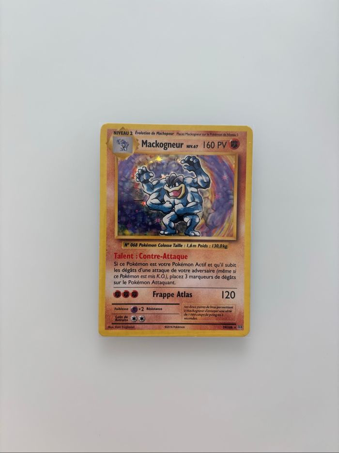 Carte Pokémon mackogneur holographique xy évolutions 59/108