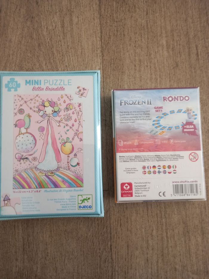 Lot jeux de société enfant neuf sous blister lot jeux de société fille à partir de 5 ans - photo numéro 3