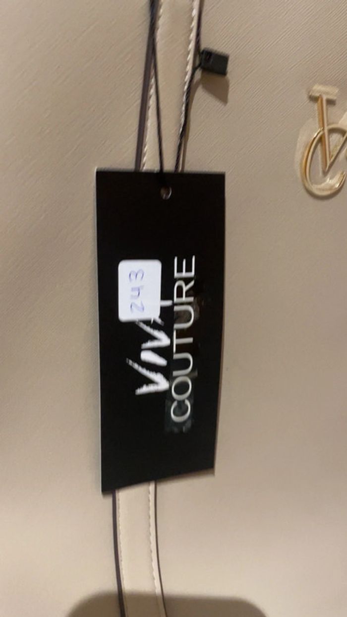 Sac Cabas Neuf Vivi Couture Beige Élégant avec Étiquette - photo numéro 3