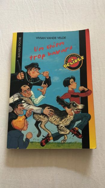 Livre de la collection Délires « un chien trop bavard »