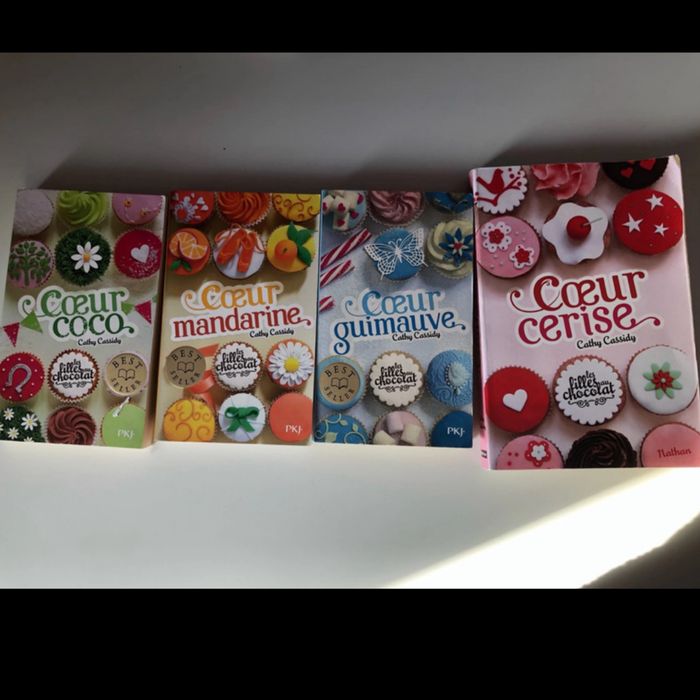 Lot de 4 livres Cœur