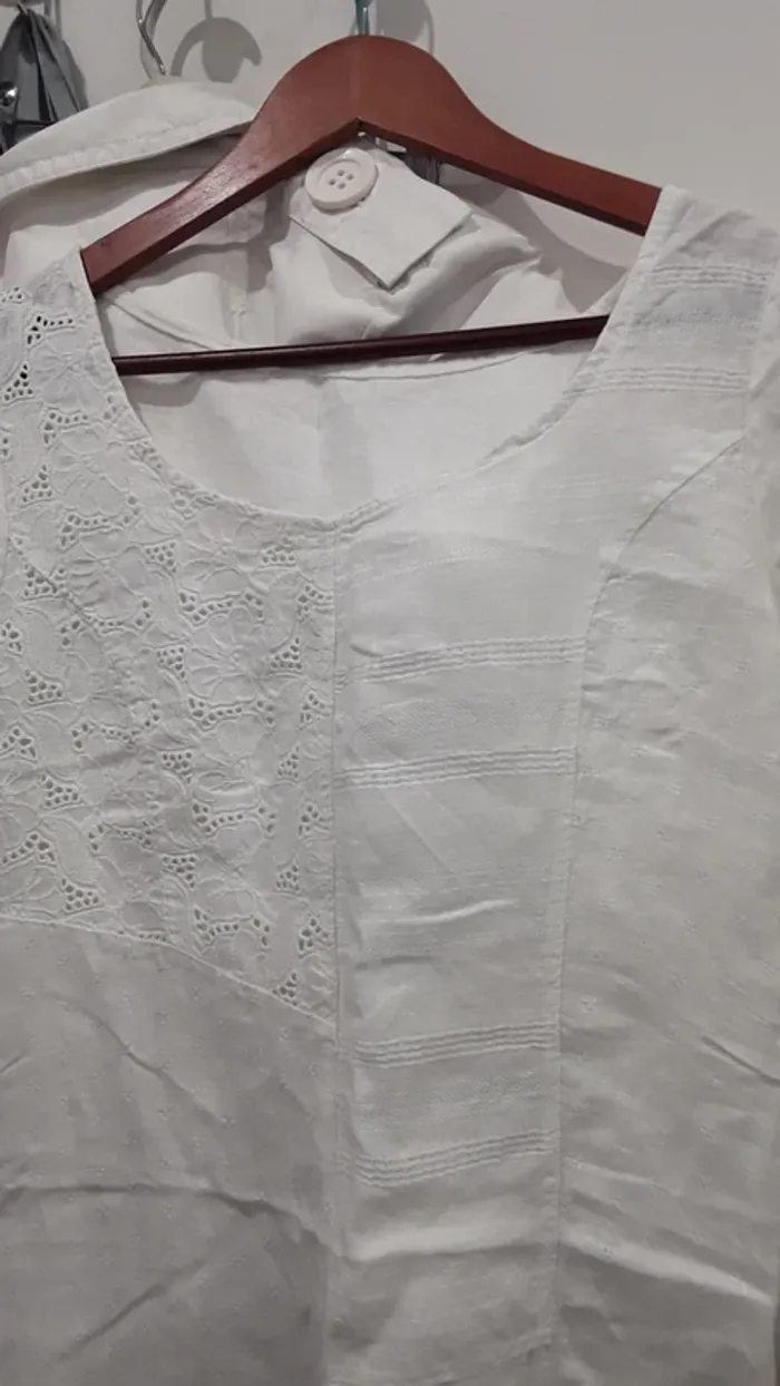 Robe blanche t M - photo numéro 2